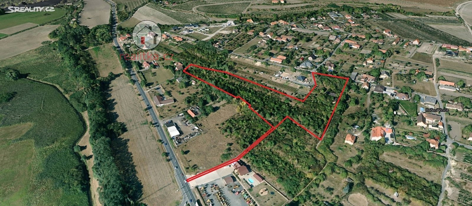 Prodej  stavebního pozemku 21 911 m², Kly, okres Mělník