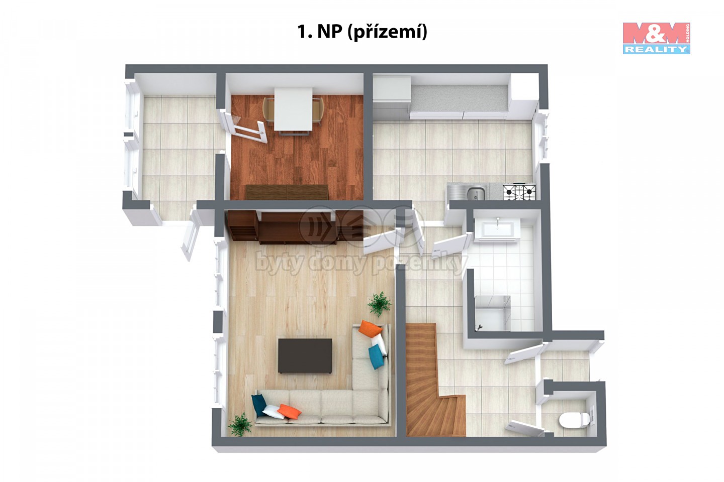 Prodej  rodinného domu 112 m², pozemek 142 m², V Zahrádkách, Březová