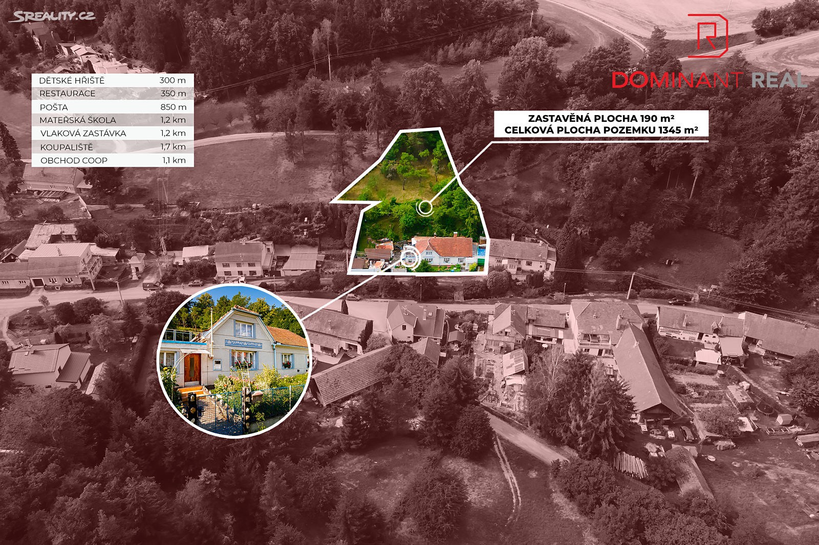 Prodej  rodinného domu 190 m², pozemek 1 345 m², Stražisko - Maleny, okres Prostějov
