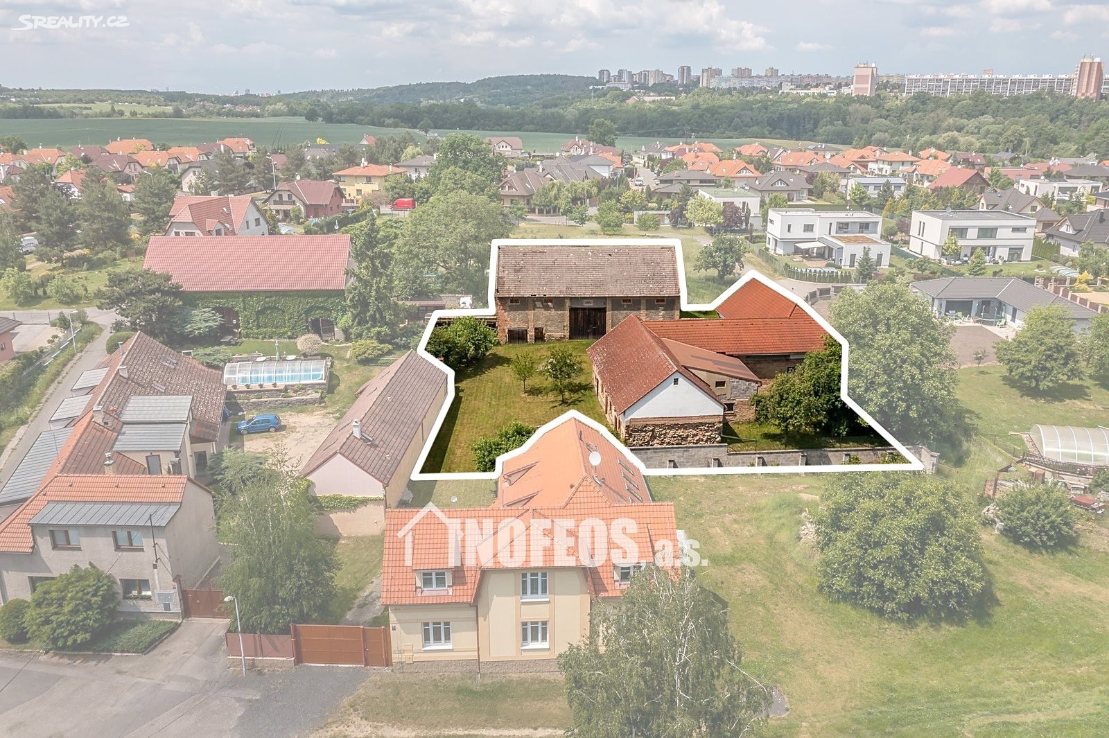 Prodej  stavebního pozemku 1 782 m², Dolnokřeslická, Praha - Křeslice