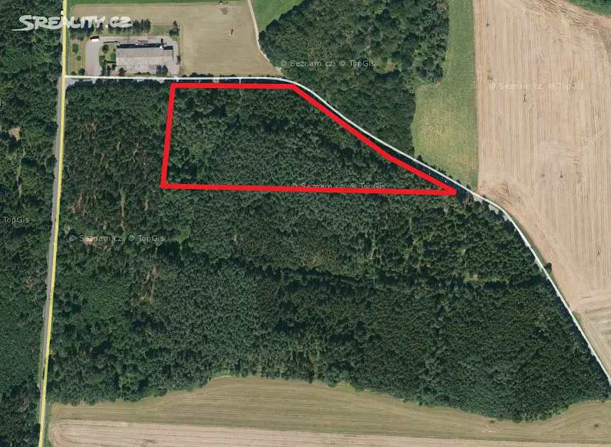 Prodej  lesa 1 633 m², Sepekov - Líšnice, okres Písek