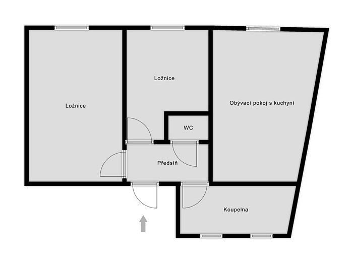 Prodej bytu 3+kk 65 m², Rooseveltova, Olomouc - Nové Sady