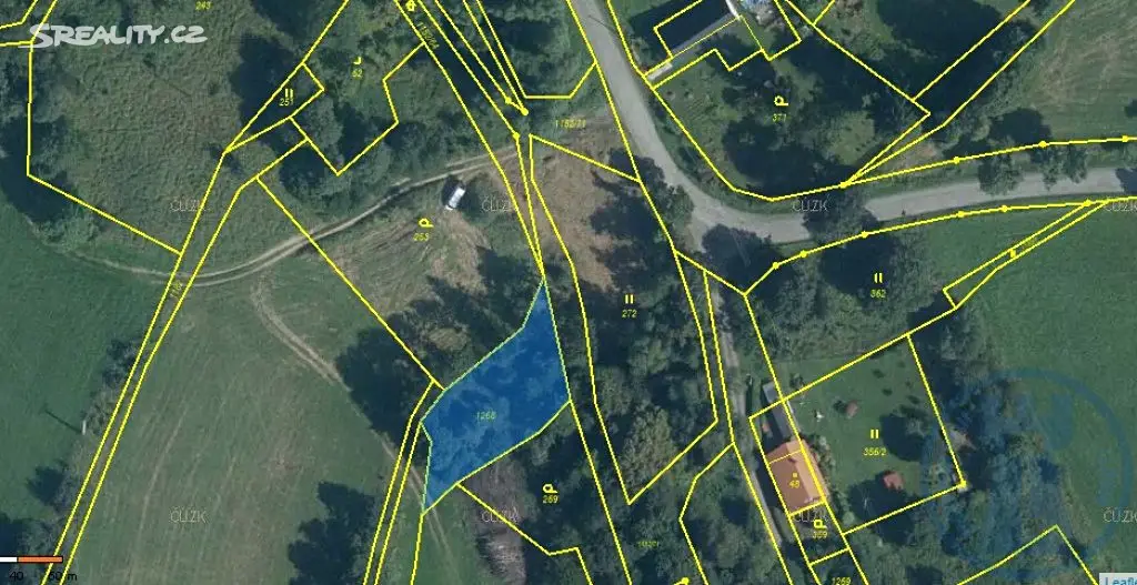 Prodej  stavebního pozemku 1 540 m², Město Albrechtice - Česká Ves, okres Bruntál