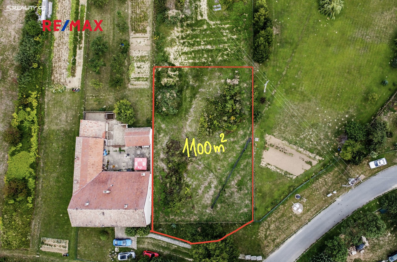 Prodej  stavebního pozemku 1 100 m², Mouřínov, okres Vyškov