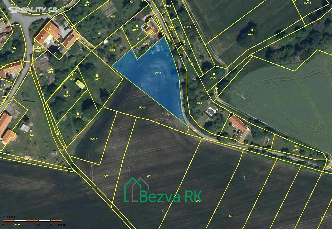 Prodej  stavebního pozemku 1 980 m², Orlík nad Vltavou, okres Písek