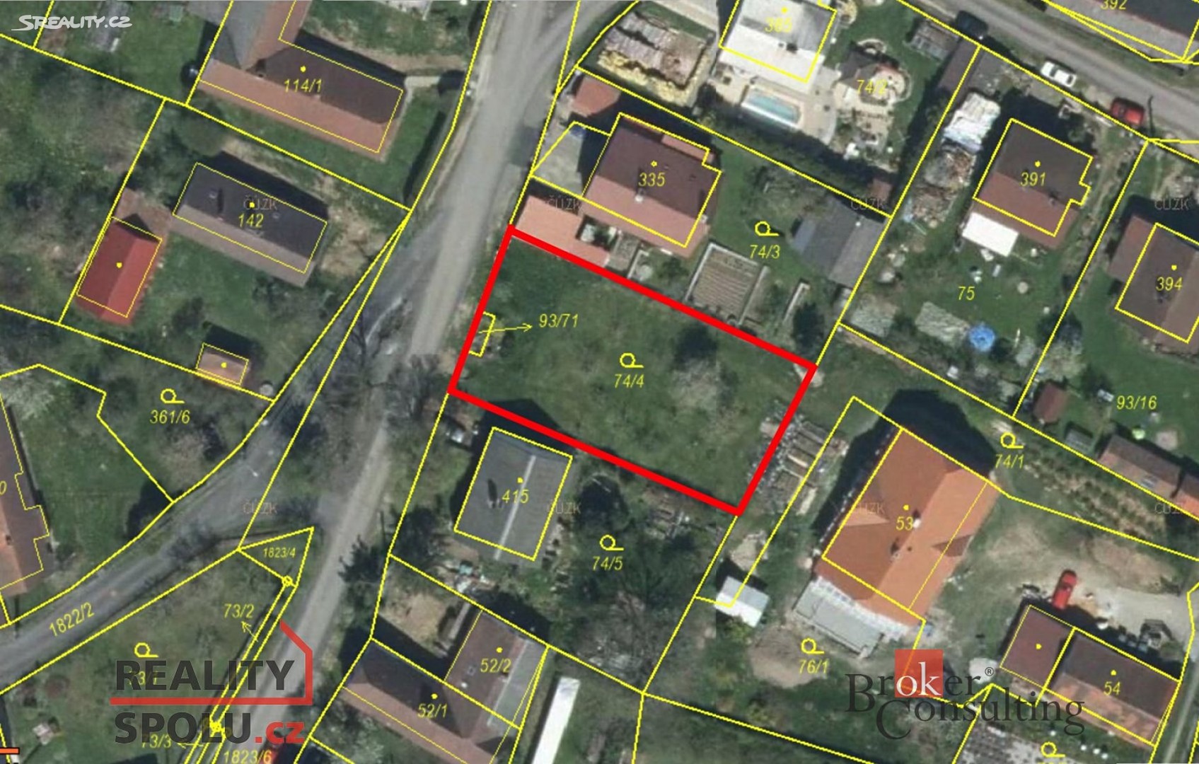Prodej  stavebního pozemku 753 m², Žinkovy, okres Plzeň-jih