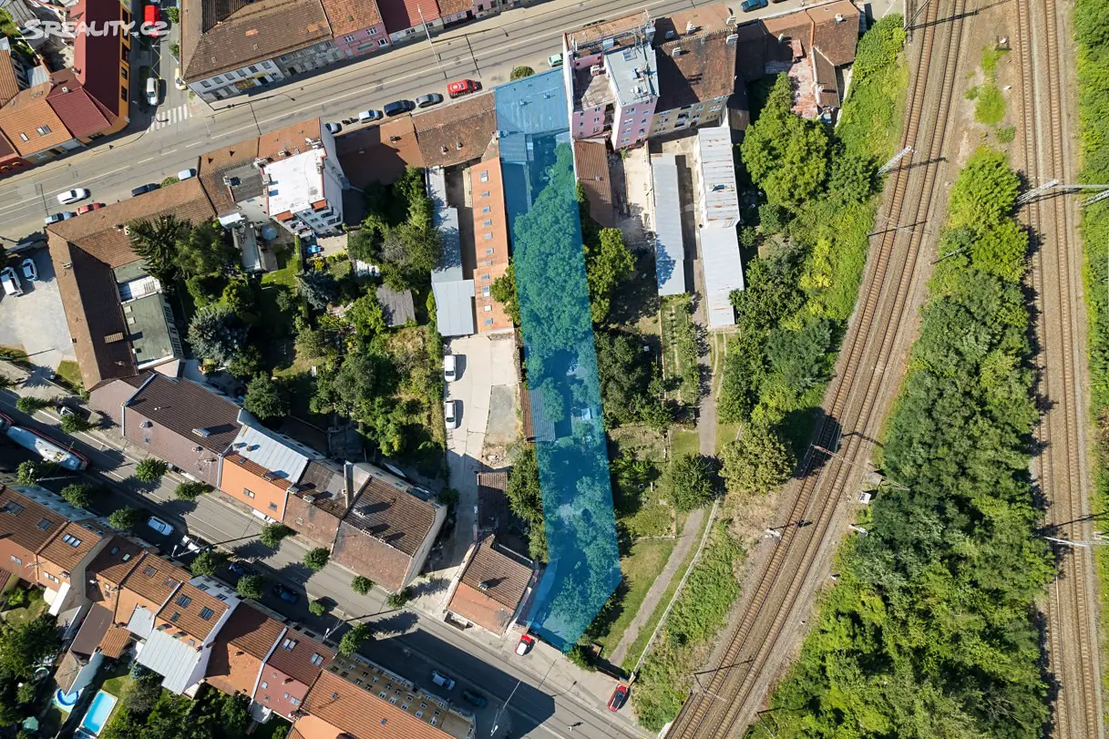 Prodej  komerčního pozemku 1 110 m², Táborská, Brno - Židenice