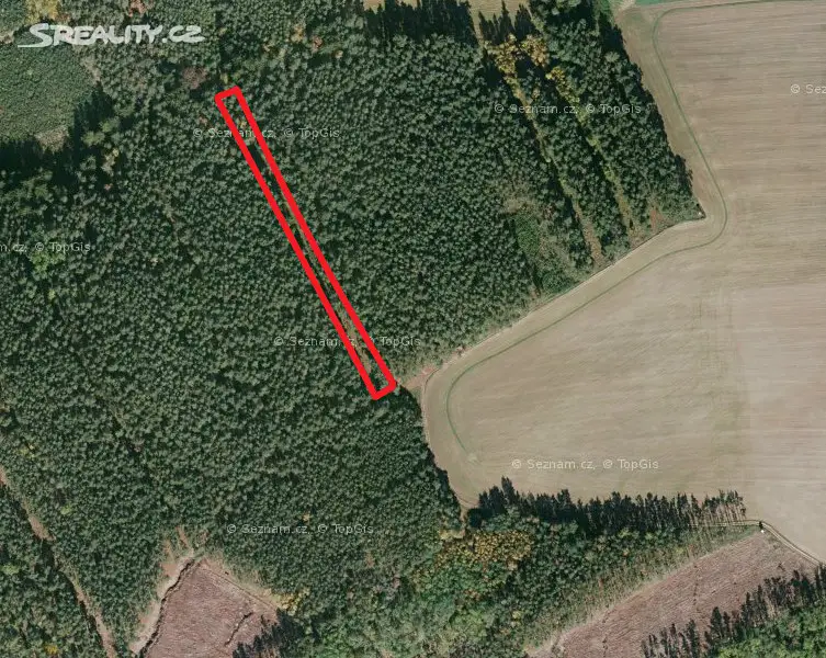 Prodej  lesa 1 563 m², Kozojedy, okres Plzeň-sever