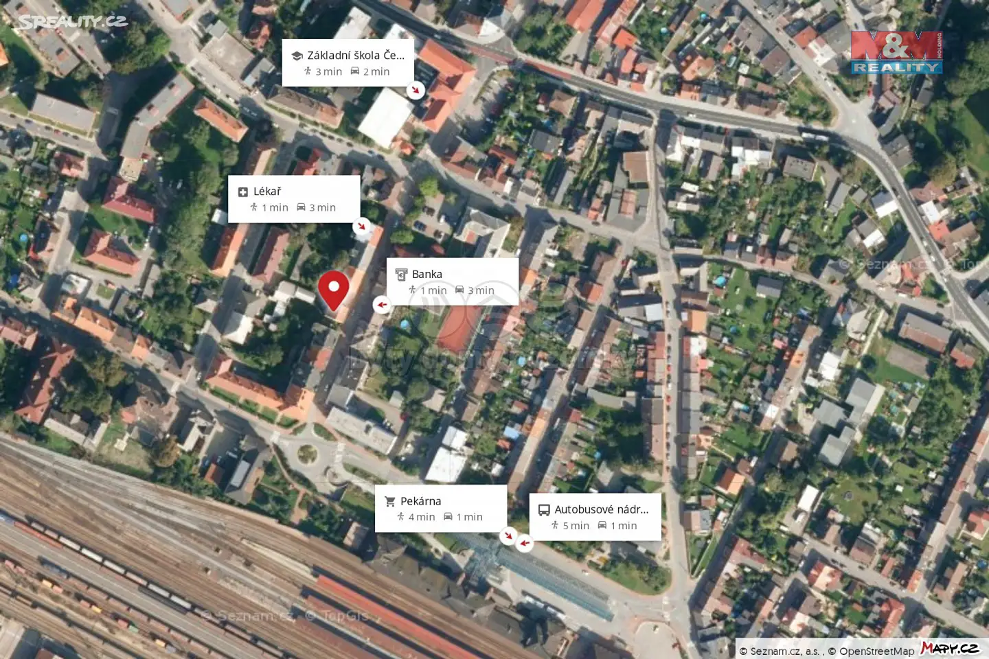 Prodej  rodinného domu 186 m², pozemek 426 m², Nádražní, Česká Třebová