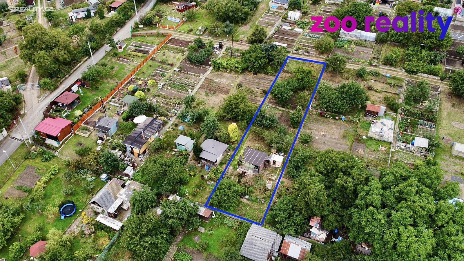 Prodej  zahrady 542 m², Kadaň, okres Chomutov