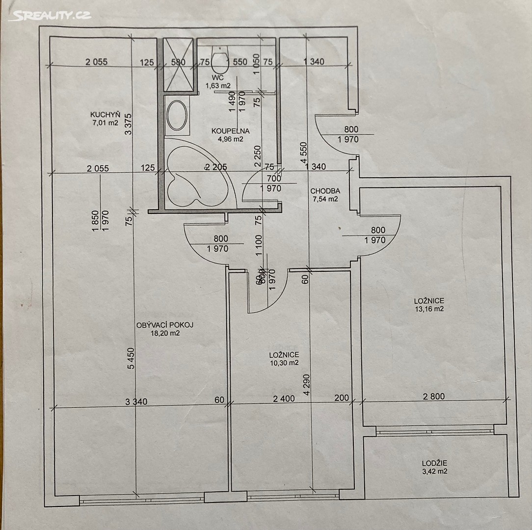 Pronájem bytu 3+kk 68 m², Janovská, Praha 10 - Horní Měcholupy