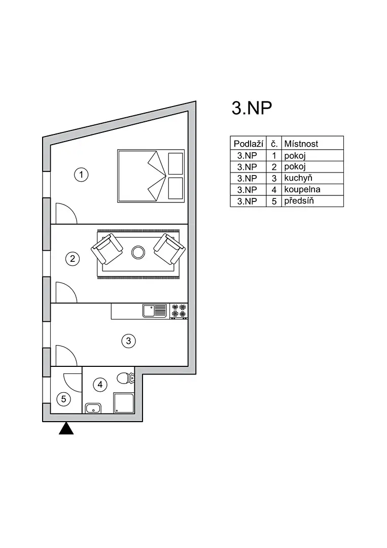 Prodej bytu 2+1 56 m², Anglická, Praha 2 - Vinohrady