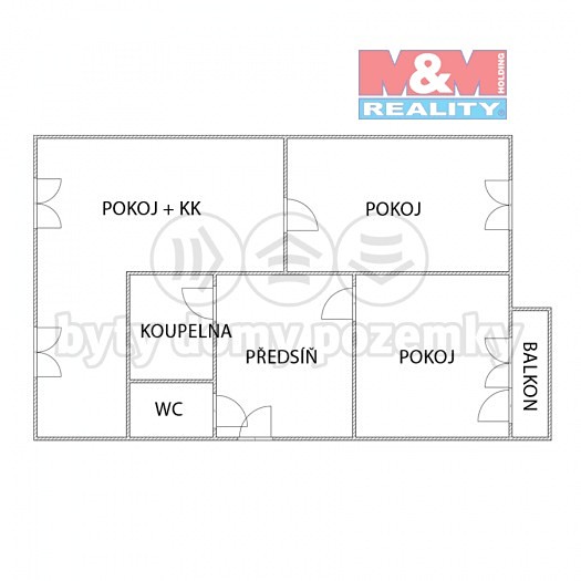 Prodej bytu 3+1 64 m², SPC H, Krnov - Pod Cvilínem
