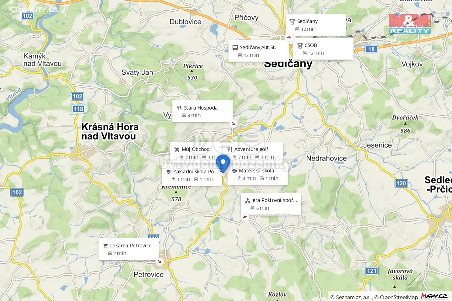 Prodej  rodinného domu 1 357 m², pozemek 1 273 m², Počepice - Skuhrov, okres Příbram