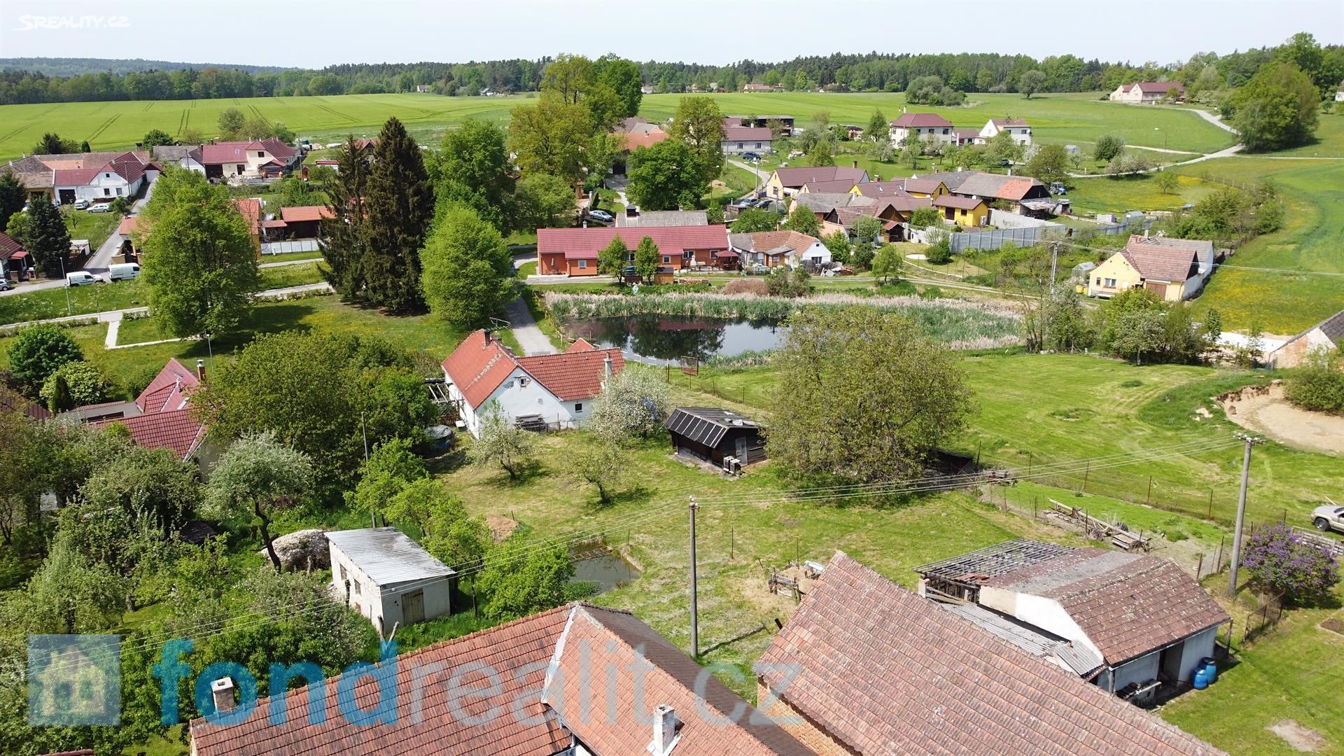 Prodej  stavebního pozemku 1 265 m², Borovany, okres České Budějovice