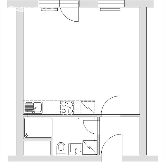 Pronájem bytu 1+kk 26 m², Říčany, okres Praha-východ