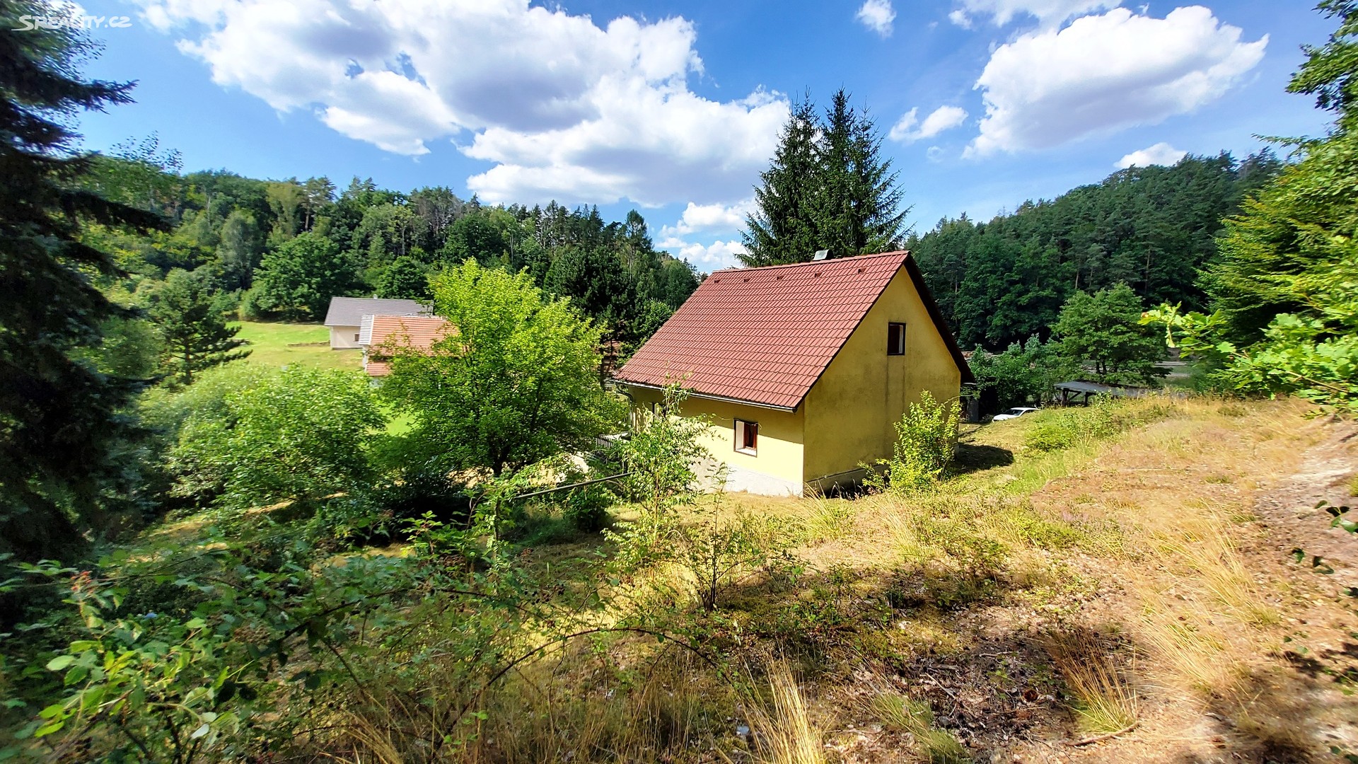 Prodej  chalupy 80 m², pozemek 1 439 m², Blatce - Houska, okres Česká Lípa