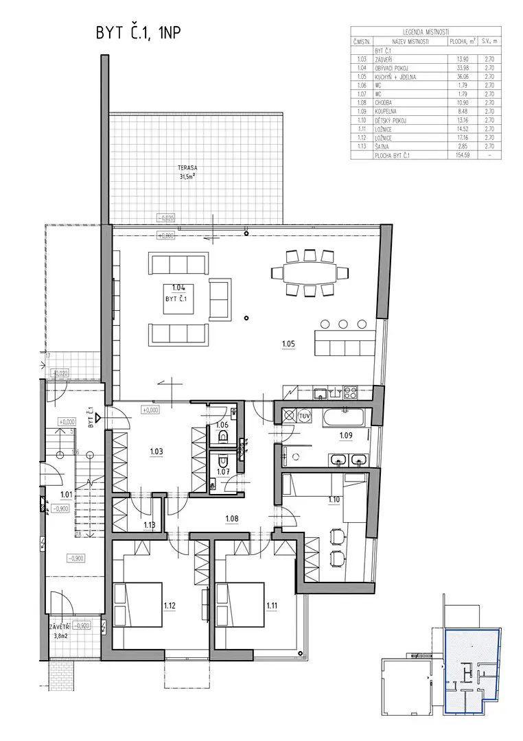 Prodej  rodinného domu 187 m², pozemek 586 m², U Kříže, Rozdrojovice
