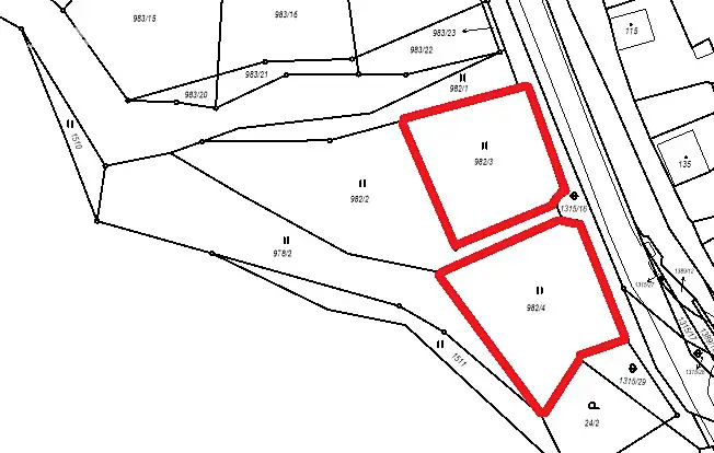 Prodej  stavebního pozemku 1 233 m², Děpoltovice, okres Karlovy Vary