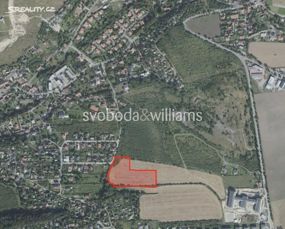 Prodej  stavebního pozemku 17 707 m², Dolní Břežany, okres Praha-západ