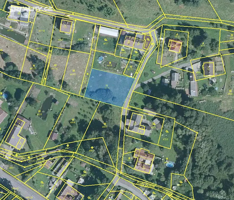 Prodej  stavebního pozemku 1 261 m², Jedlová, okres Svitavy