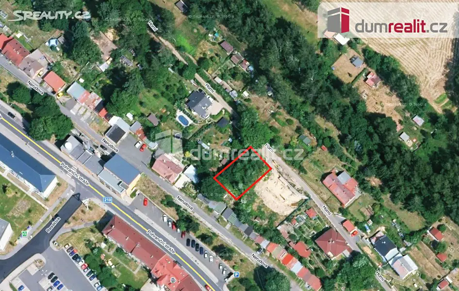 Prodej  stavebního pozemku 658 m², Kraslice, okres Sokolov