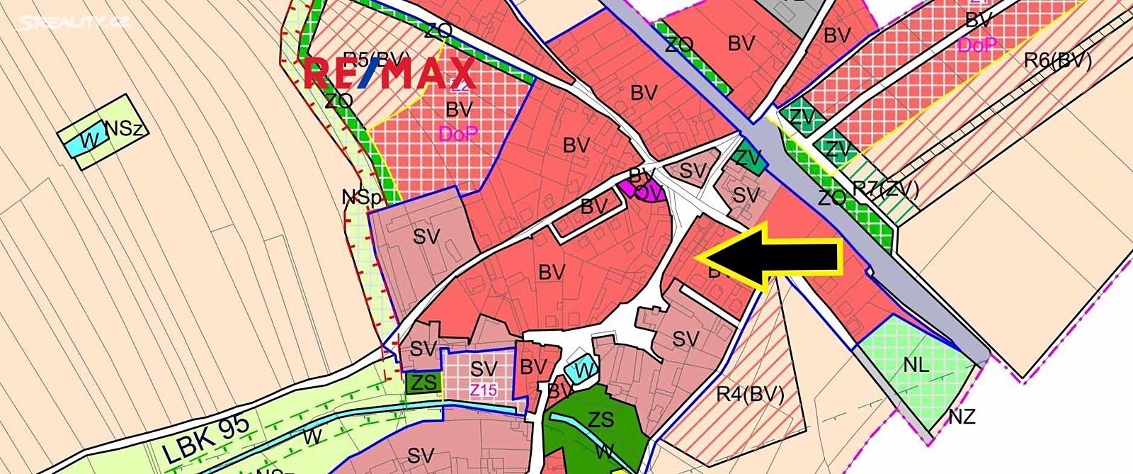 Prodej  stavebního pozemku 220 m², Ovčáry, okres Mělník