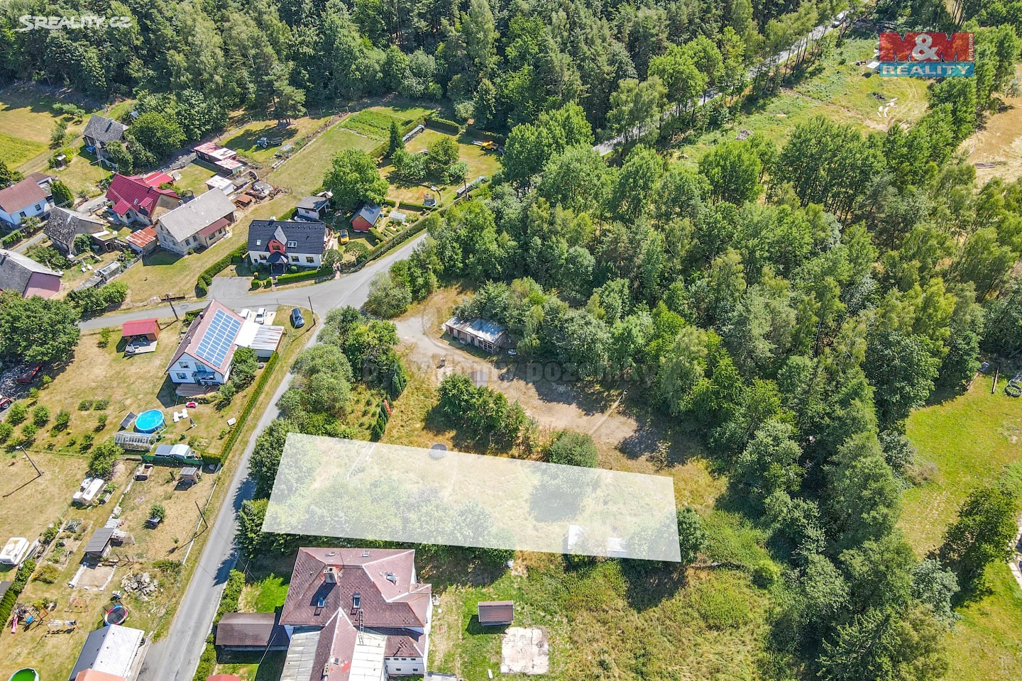 Prodej  stavebního pozemku 988 m², Přimda - Újezd pod Přimdou, okres Tachov