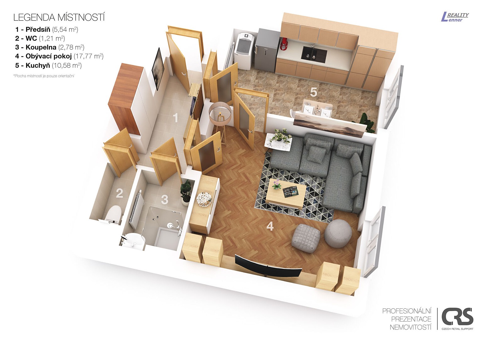 Pronájem bytu 1+1 39 m², Politických vězňů, Příbram - Příbram VII