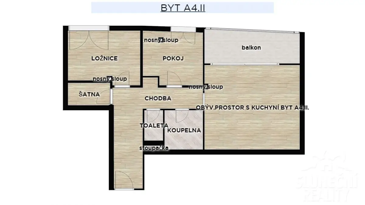 Pronájem bytu 3+kk 73 m², Hradební, Uherské Hradiště