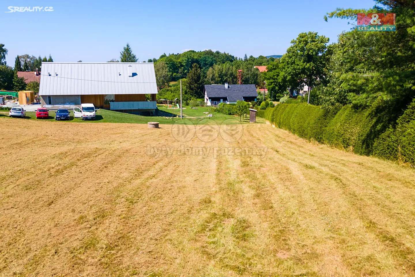 Prodej  stavebního pozemku 1 268 m², Bohdašín, okres Rychnov nad Kněžnou