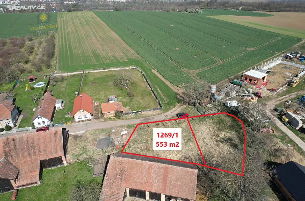 Prodej  stavebního pozemku 553 m², Cholenice, okres Jičín