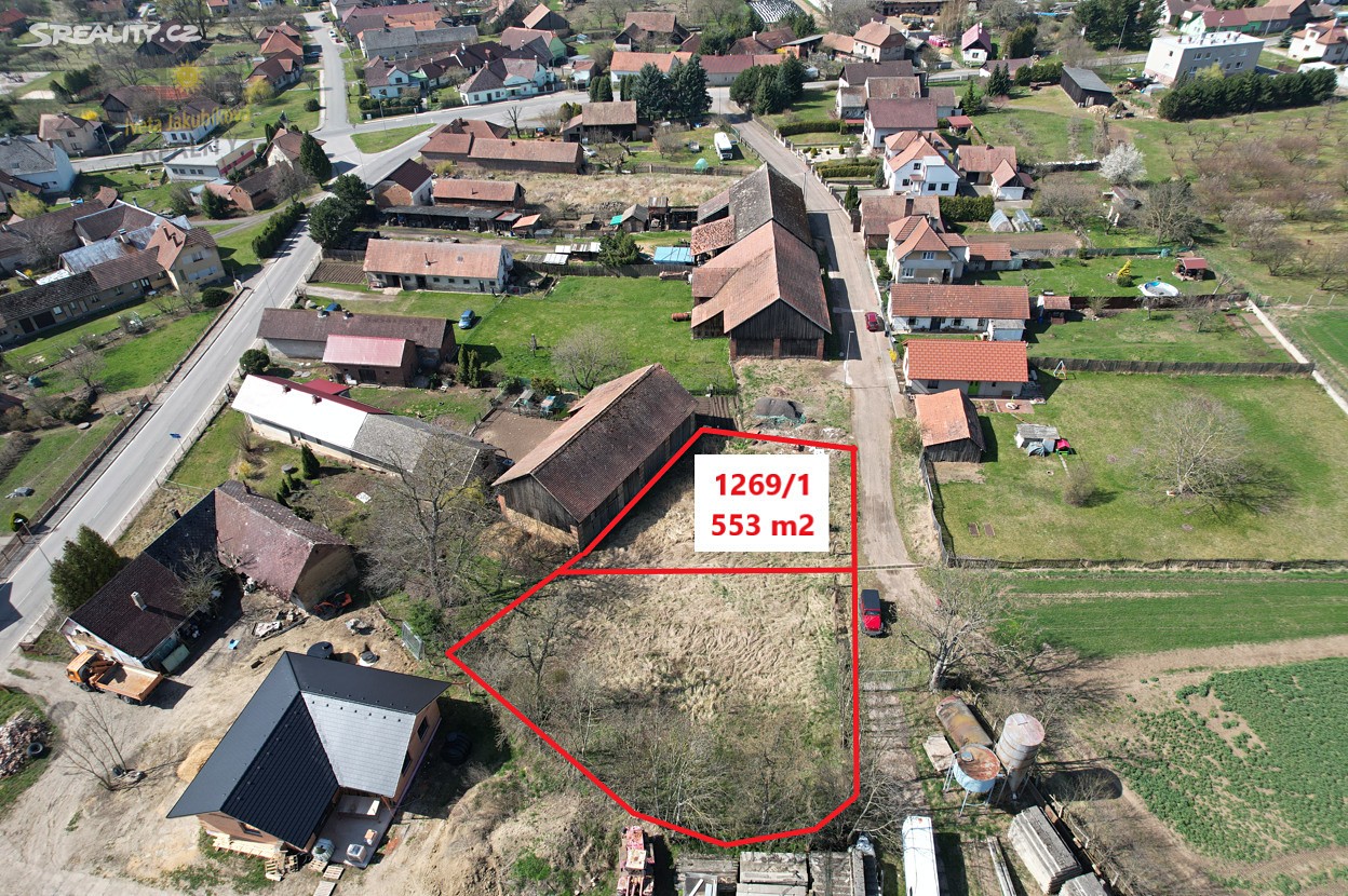 Prodej  stavebního pozemku 553 m², Cholenice, okres Jičín