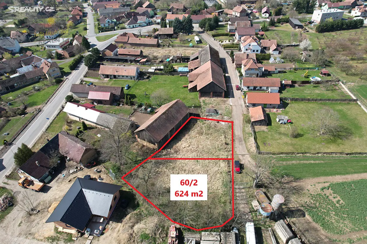 Prodej  stavebního pozemku 624 m², Cholenice, okres Jičín