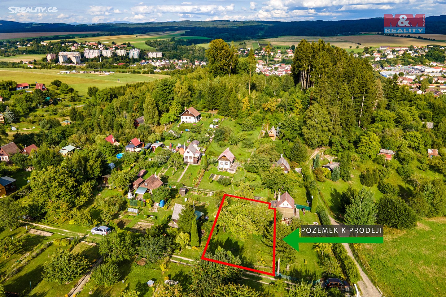 Prodej  zahrady 488 m², Česká Třebová - Parník, okres Ústí nad Orlicí