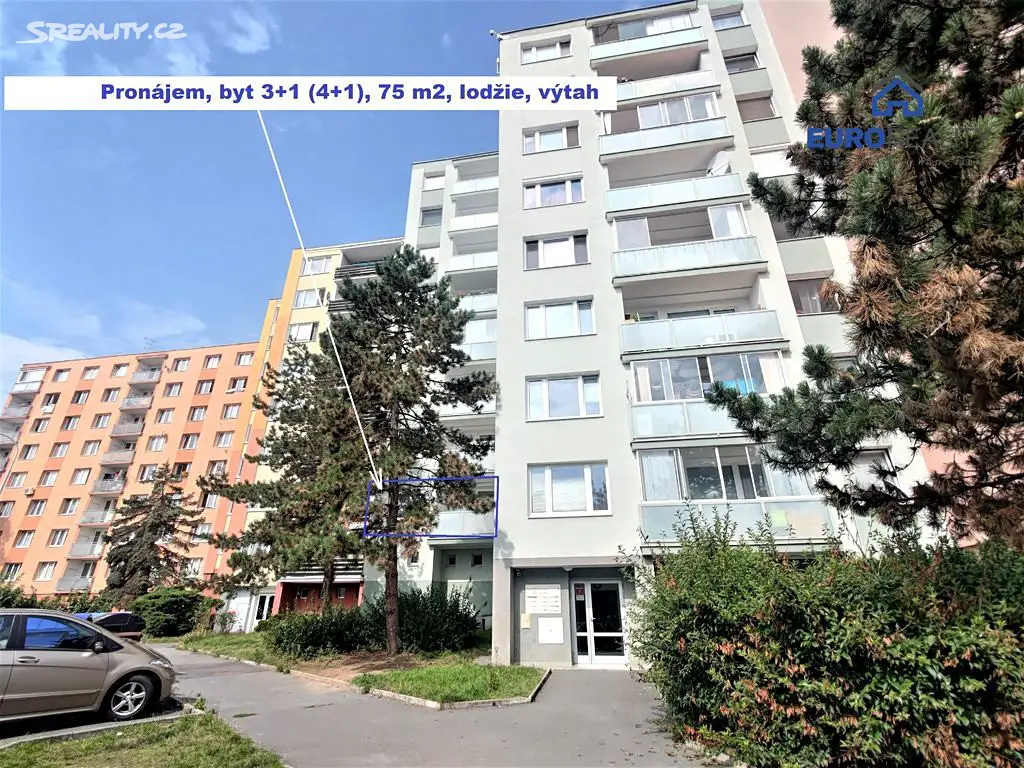 Pronájem bytu 3+1 75 m², Komenského, Plzeň - Severní Předměstí