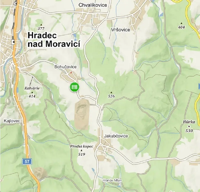 Hradec nad Moravicí - Bohučovice, okres Opava