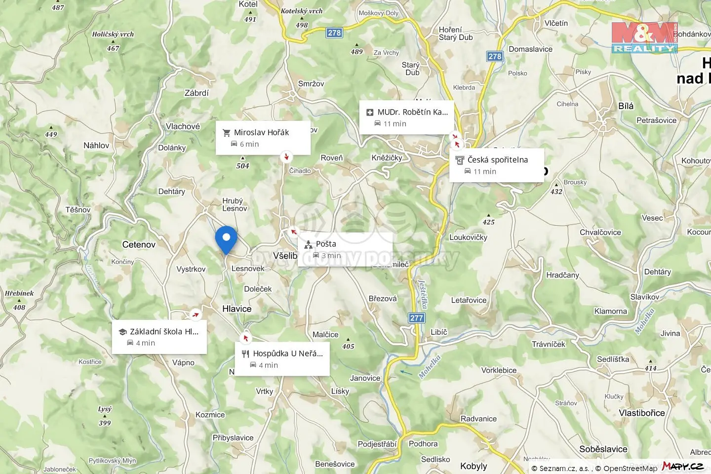 Hlavice - Lesnovek, okres Liberec