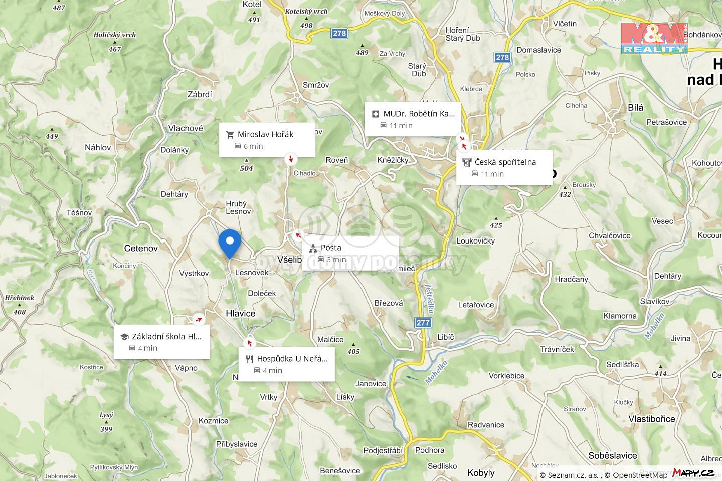 Hlavice - Lesnovek, okres Liberec