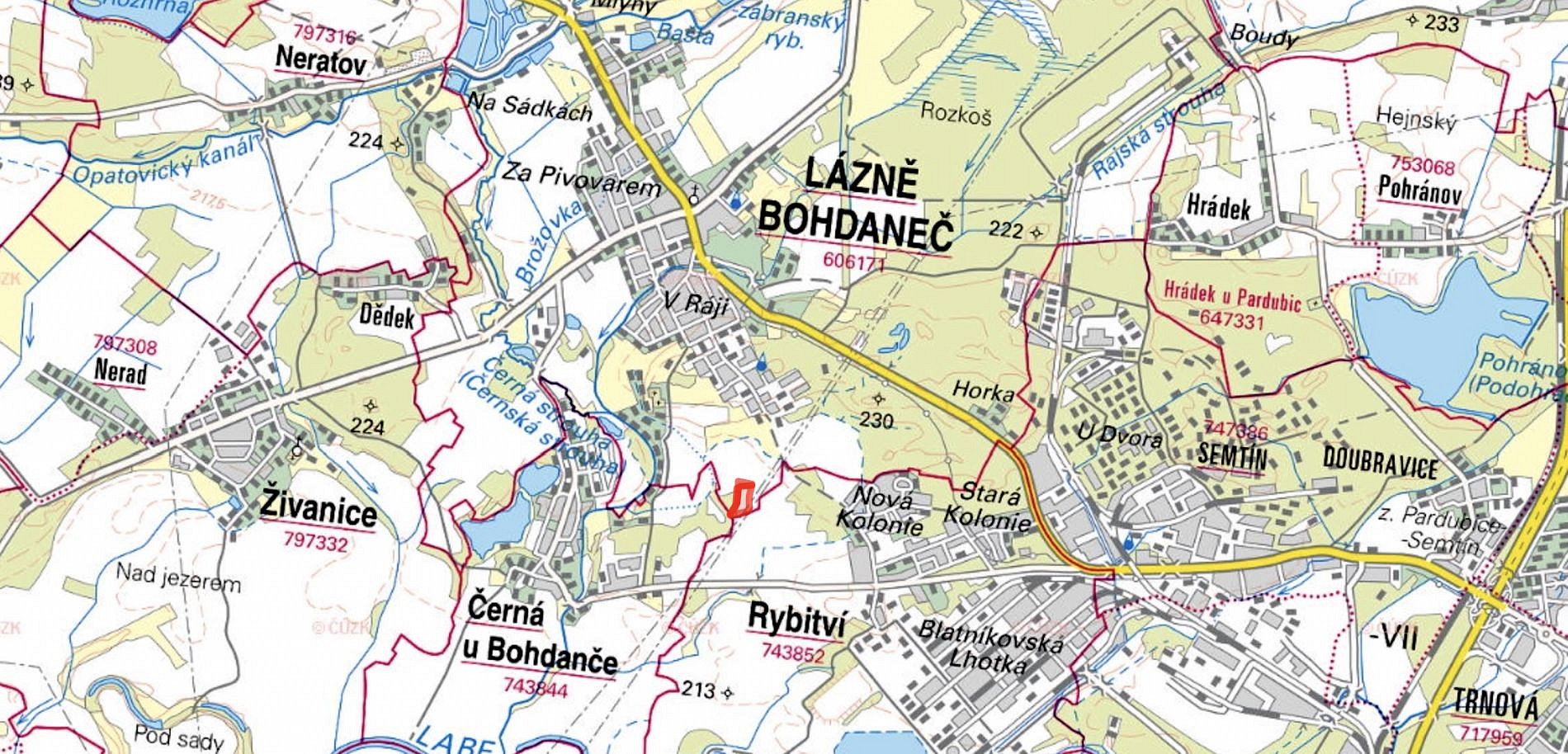 Lázně Bohdaneč, okres Pardubice