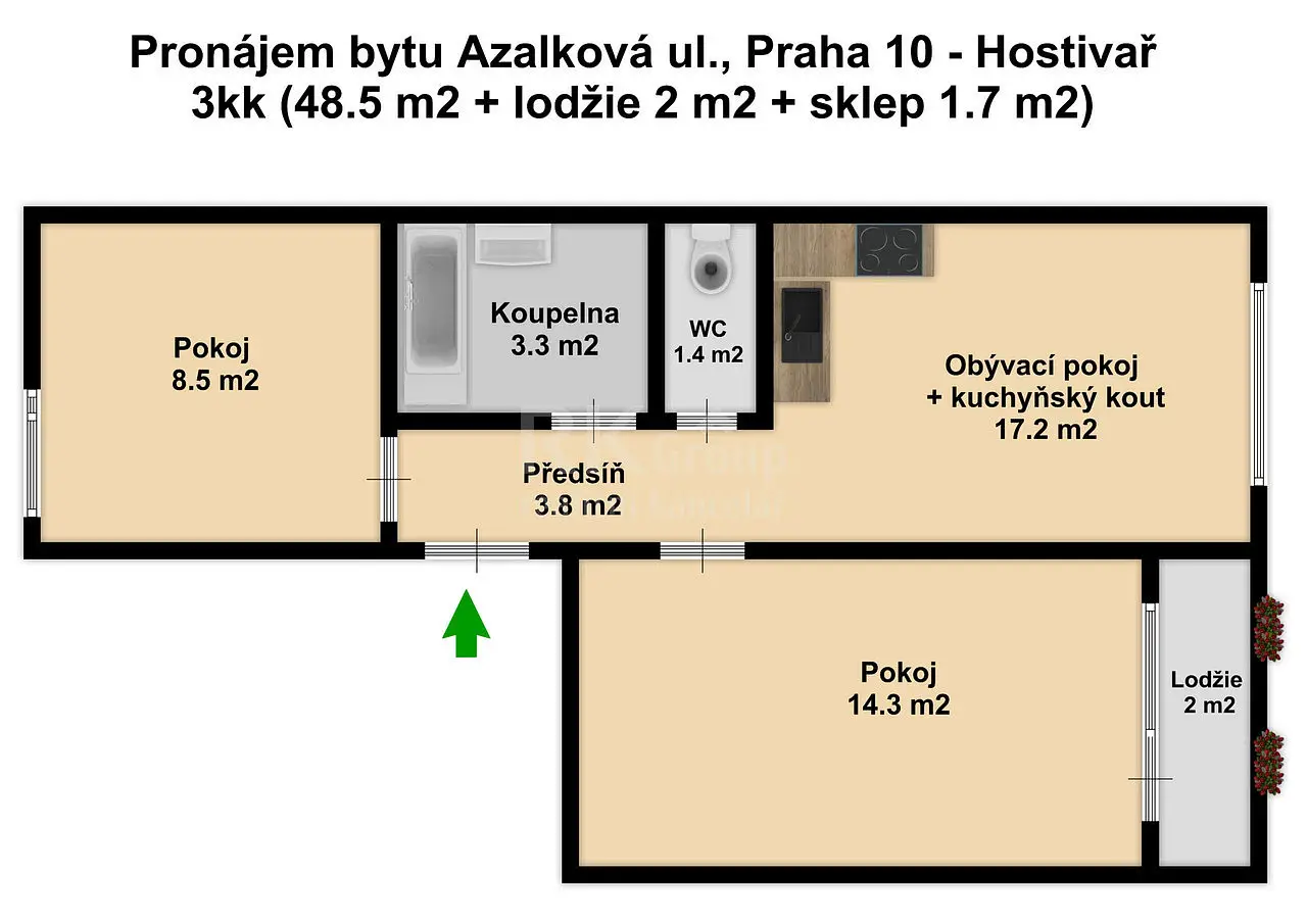 Azalková, Praha 10 - Hostivař