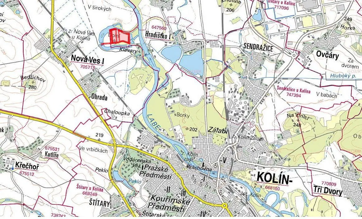 Veltruby - Hradišťko I, okres Kolín