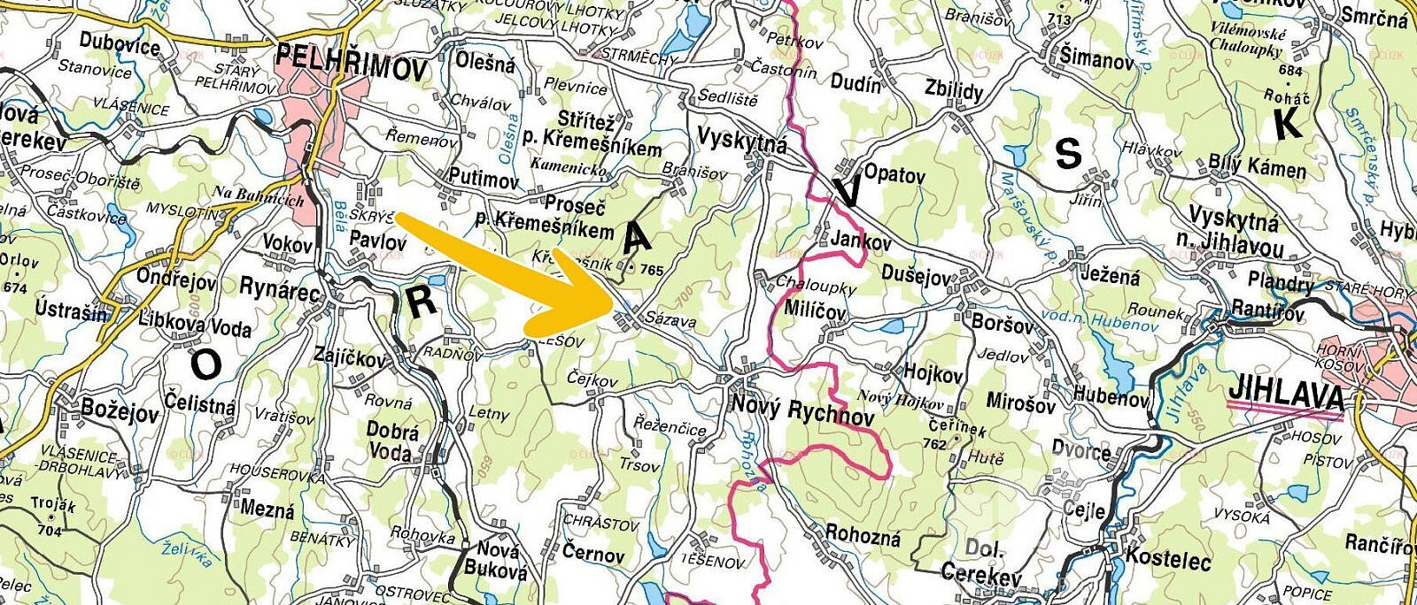 Nový Rychnov - Sázava, okres Pelhřimov