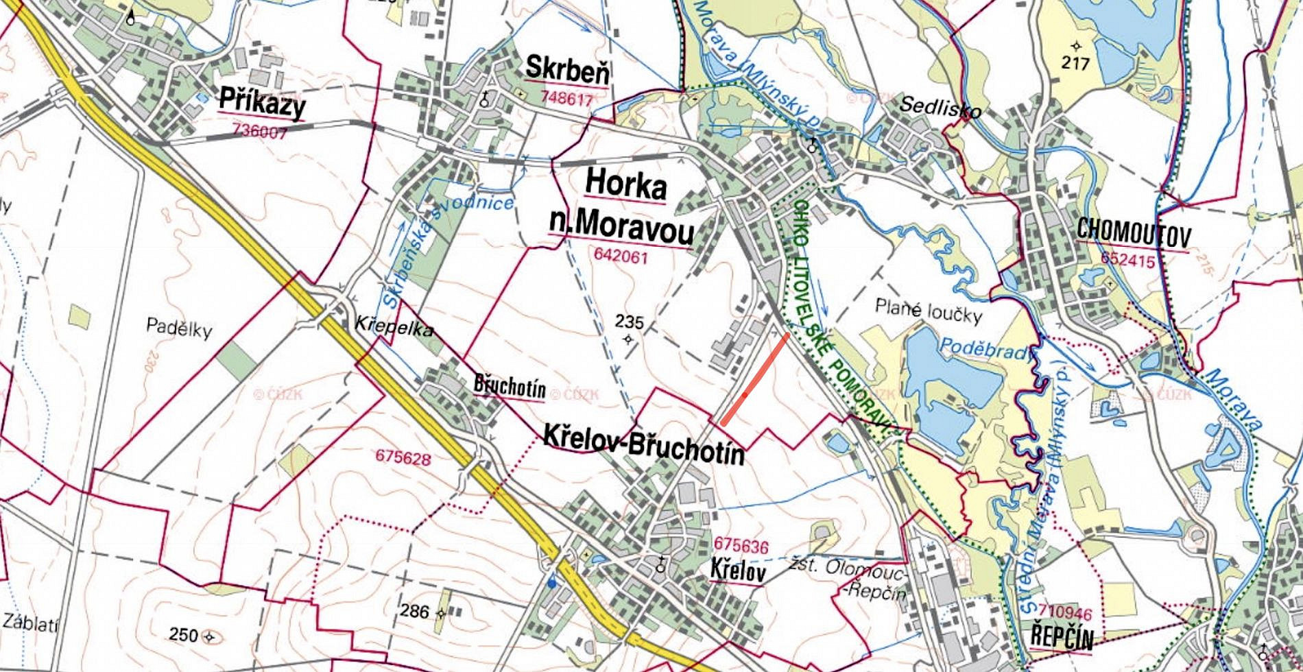 Horka nad Moravou, okres Olomouc