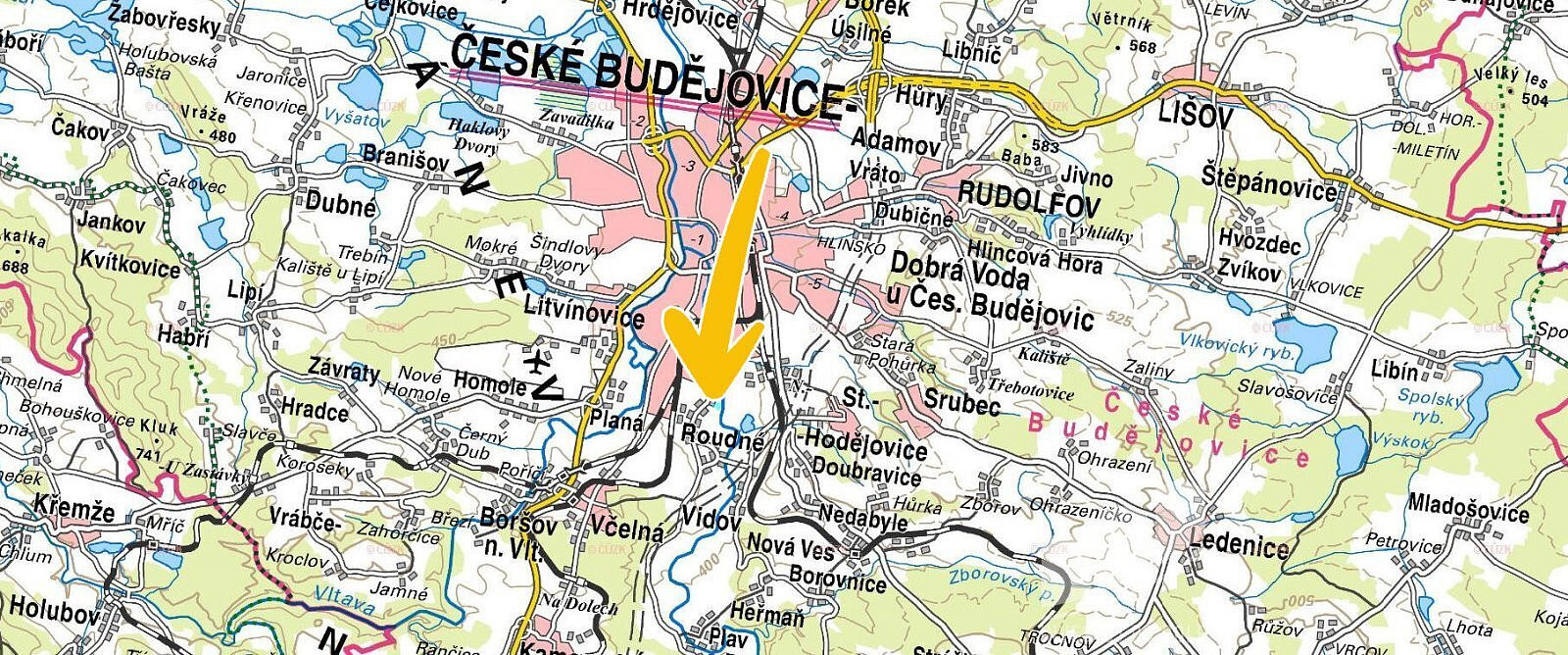 Roudné, okres České Budějovice