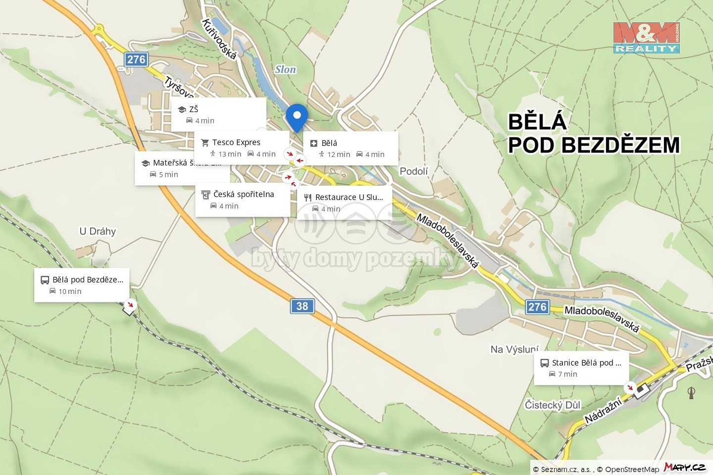 Fortenská, Bělá pod Bezdězem, okres Mladá Boleslav