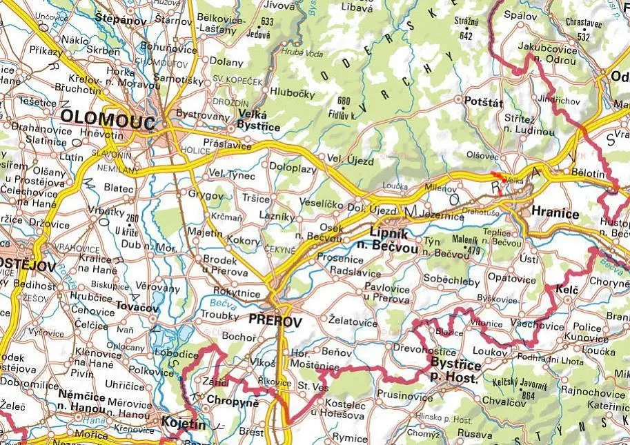 Hranice - Hranice IV-Drahotuše, okres Přerov