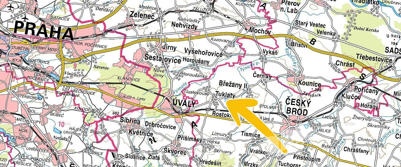 Břežany II, okres Kolín