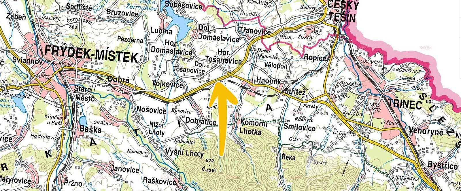Horní Tošanovice, okres Frýdek-Místek