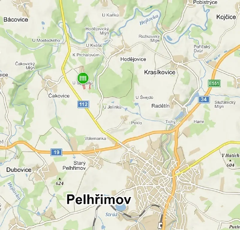 Pelhřimov - Hodějovice